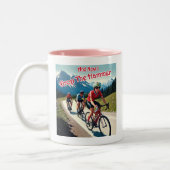 そして今私はハンマーの女性のサイクリング ツートーンマグカップ (左)