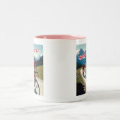 そして今私はハンマーの女性のサイクリング ツートーンマグカップ (中央)