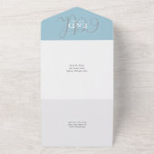 そして今2つの写真60周年結婚 オールインワン招待状 (外側)