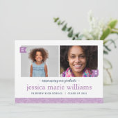 そして今2写真卒業パーティー招待状 招待状 (スタンド正面)