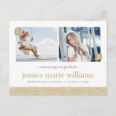 そして今2写真卒業パーティー招待状 案内ポストカード (正面)