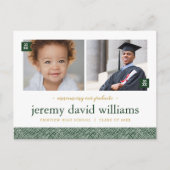 そして今2写真卒業パーティー招待状 案内ポストカード (正面)