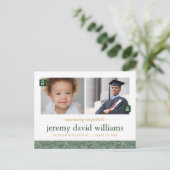 そして今2写真卒業パーティー招待状 案内ポストカード (スタンド正面)