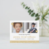 そして今2写真卒業パーティー招待状 案内ポストカード (スタンド正面)