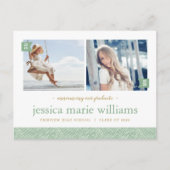 そして今2写真卒業パーティー招待状 案内ポストカード (正面)