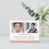 そして今2写真卒業パーティー招待状 案内ポストカード (スタンド正面)