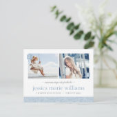 そして今2写真卒業パーティー招待状 案内ポストカード (スタンド正面)