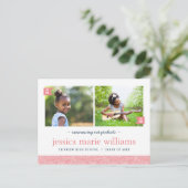 そして今2写真卒業パーティー招待状 案内ポストカード (スタンド正面)