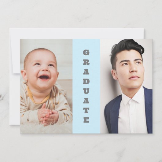 そして今2写真卒業 招待状 (正面)