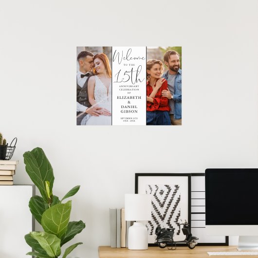 そして今2写真15周年記念ウェルカムサイン ポスター