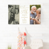 そして今2写真50周年記念へようこそ 横断幕 (インサイチュ)