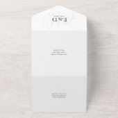 そして今2写真70結婚周年 オールインワン招待状 (外側)