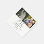 そして今2写真70結婚周年 スタンダードカクテルナプキン (角)