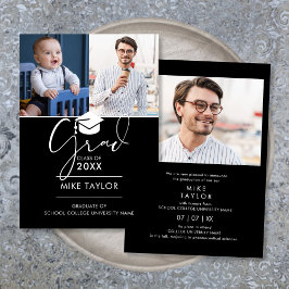 そして今3枚の写真卒業発表 招待状