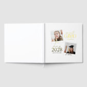 そして今 | 2枚の写真 卒業 ゲストブック (全面)