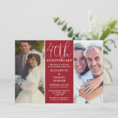 そして今 2 フォト 40周年 結婚記念日 招待状 (スタンド正面)