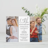 そして今 2 写真 15周年 結婚記念日 招待状 (スタンド正面)