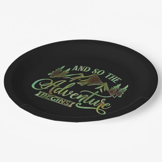 そして冒険が始まおもしろいる ペーパープレート (アングル)