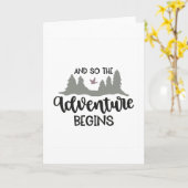 そして冒険が始まる カード (黄色い花)