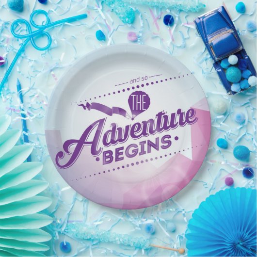 そして冒険が始まる ペーパープレート (パーティー)