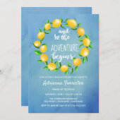 そして冒険が始まる|レモンズ大学院 招待状 (正面/裏面)