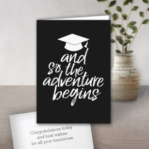 そして冒険が始まる – 卒業 カード