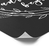 そして冒険が始まる – 感動的引用文 ポスター (角)