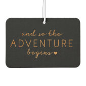 そして冒険が始まる |新し結婚い写真 カーエアーフレッシュナー (正面)