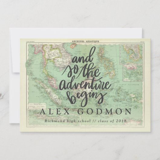 そして冒険が始まる 案内状 (正面)