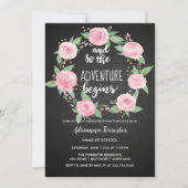 そして冒険が始まる|黒板大学院 招待状 (正面)