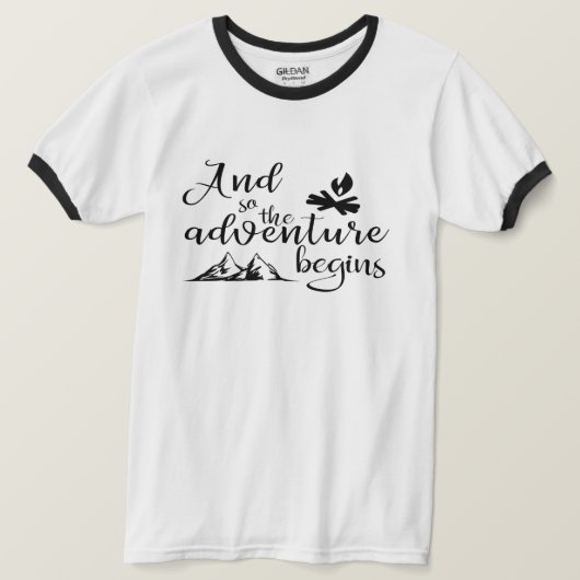 そして冒険が始まる Tシャツ (デザイン正面)