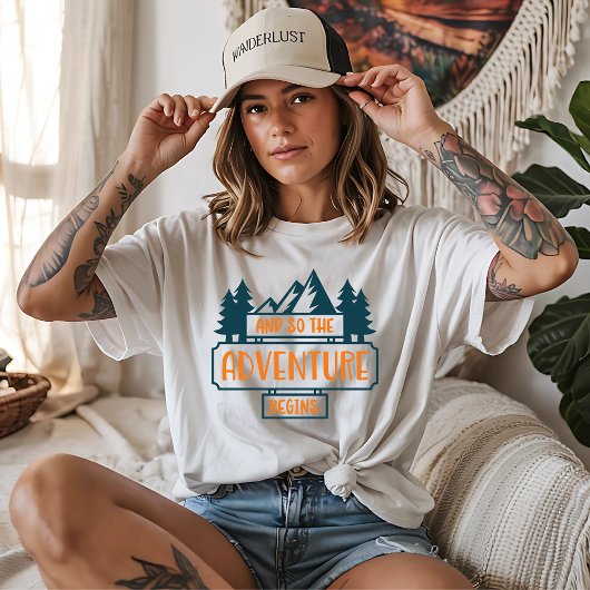 そして冒険が始まる Tシャツ