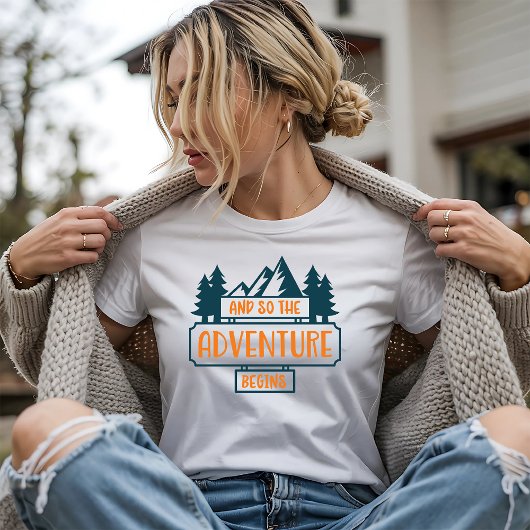 そして冒険が始まる Tシャツ