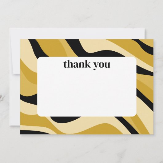 そして冒険が待ち受ける – 写真 サンキューカード (裏面)