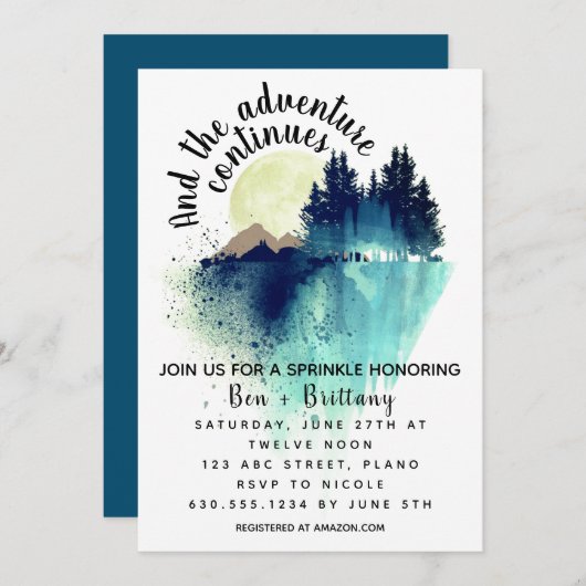 そして冒険が続く招待状 招待状 (正面/裏面)