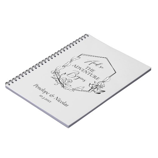 そして冒険の計画結婚が始まる ノートブック (左側)