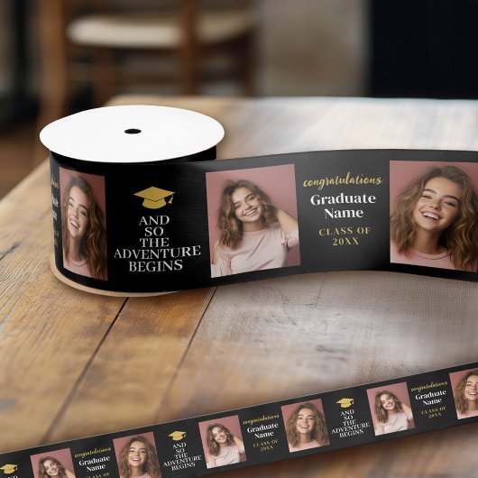 そして冒険は卒業モダンを待っている2写真 サテンリボン