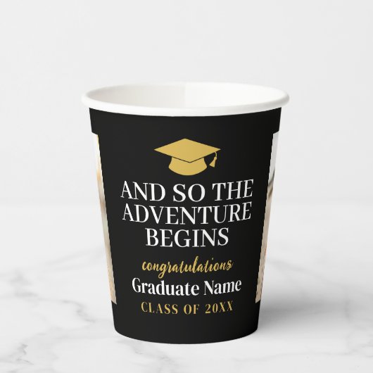 そして冒険は卒業モダンを待っている2写真 紙コップ (左)