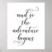 そして冒険は結婚引用文だ ポスター (正面)