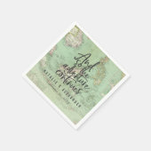 そして冒険は結婚披露宴を続ける スタンダードカクテルナプキン (角)