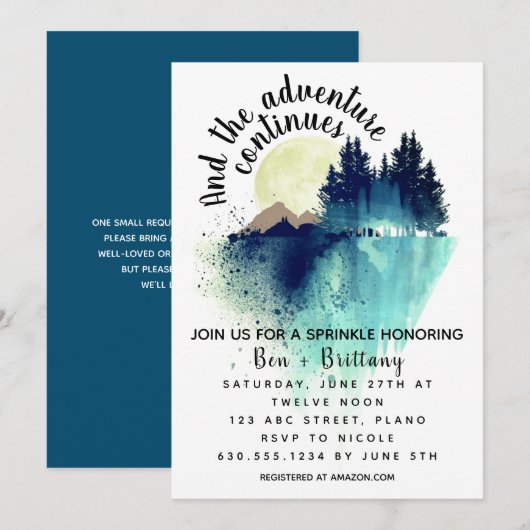 そして冒険は続く 招待状 (正面/裏面)