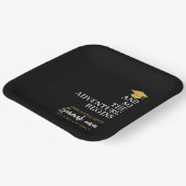 そして冒険は黒い金ゴールド卒業を始める ペーパープレート (傾斜あり)