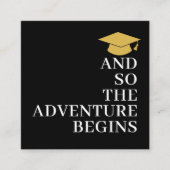 そして冒険を待つ – モダングラードギフトQRコード エンクロージャーカード (正面)