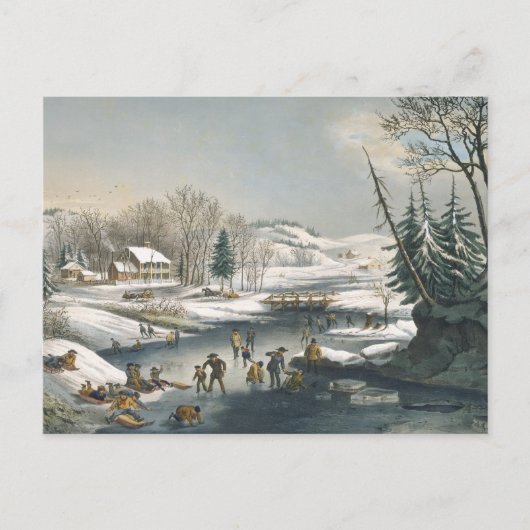 そして冬の朝 ポストカード (正面)