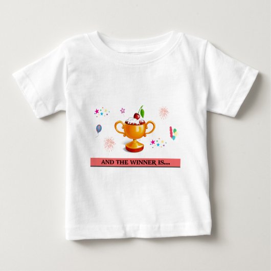 そして勝者はデザートカップ ベビーTシャツ (正面)