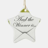 そして勝者は封筒です セラミックオーナメント (右)