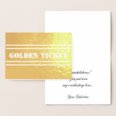 そして勝者は、ゴールデンチケット 箔カード (ディスプレー)