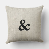 そして及び結婚式のリネンバーラップの装飾用クッション クッション (裏面)