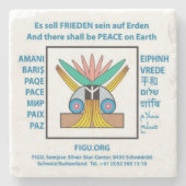 そして地上に平和が訪れる ストーンコースター (正面)