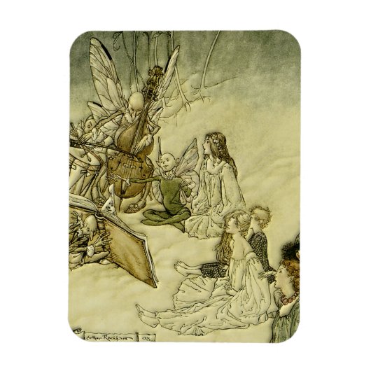 そして妖精の歌 – アーサー・ラッカム マグネット (縦)